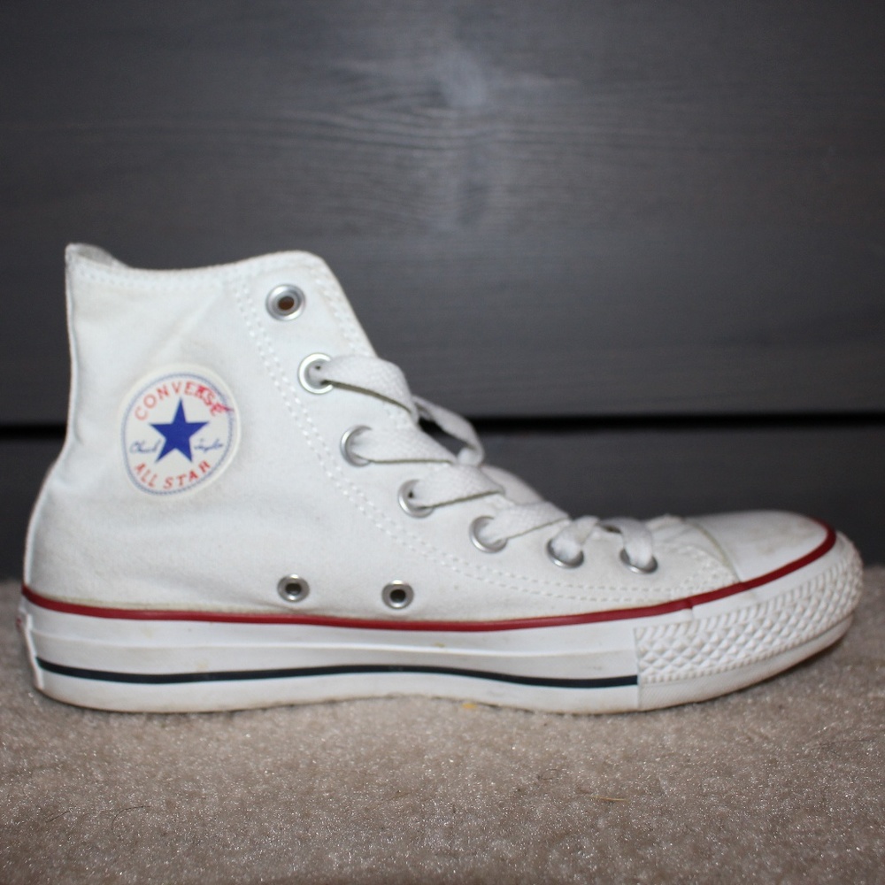 White Hi-Top Converse